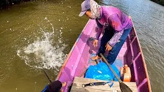 Tarikan Kuat GT & Kakap Jenahak Babon Saat Kondisi Air Mata Konda di Muara Sungai