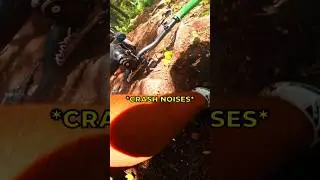 Small incident coming through a rock garden at Jackson Hole bike park! #dhmtb #mountainbiking