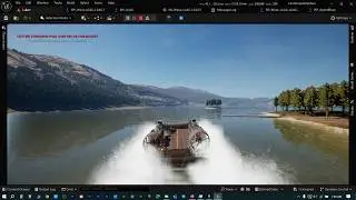 Unreal 5 | Water Physics and Boats | LIDAR Landscape | UE4 UE5