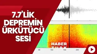 Kahramanmaraşta meydana gelen 7,7 büyüklüğünde depremin sesi ortaya çıktı!