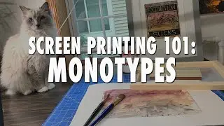 How to Make Screenprint Monotypes | Screenprinting 101