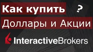 Как конвертировать рубли в доллары. Покупка акций у брокера Interactive Brokers.