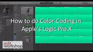 How to do Color-Coding in Logic Pro X