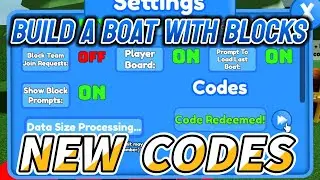 *NEW* Build A Boat With Blocks Codes + How to Redeem