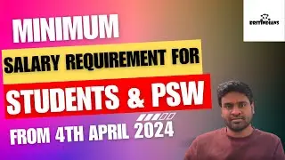 Minimum Salary Requirement for Switching Student or PSW to Skilled Worker Visa | New Entrant rule