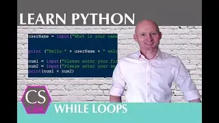 WHILE LOOPS IN PYTHON: How to use while loops for beginners. Use a while loop to check a password.