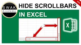 👍 Hide or unhide  vertical and horizontal scrollbars in Excel worksheet