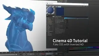 C4D Tutorial: SSS (Subsurface Scattering) Faked in Cinema 4D