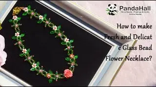 How to make Fresh Style Seed Bead Flower Bracelet?【Beading With PandaHall】#jewelry #diy #bracelet