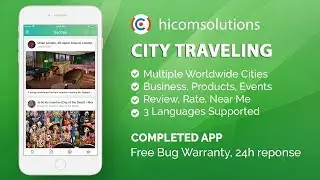 Ios Demo - City Travelling Information App Template, Script, Source Code for Sale