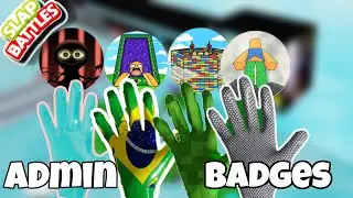 Can You Get BADGES Using Admin Gloves? | Slap Battles Roblox