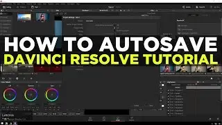 How To Enable Autosave In Davinci Resolve- Davinci Resolve Quick Tip