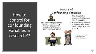 How to control for confounding variables in research??