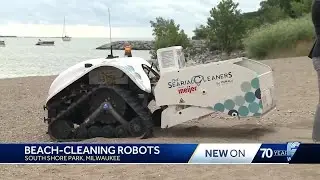 Robots deployed in Milwaukee beaches to target sand and water cleanup