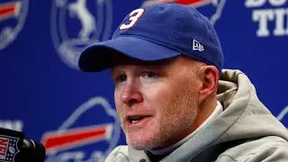 Buffalo Bills Head Coach Sean McDermott addresses media