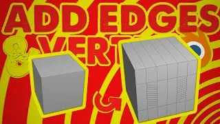 How to add vertices and edges (Blender tutorial)