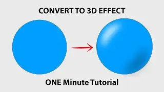 How to Convert a Circle to 3D in Adobe Illustrator 