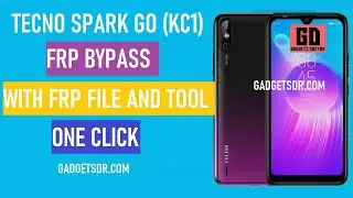 Tecno Spark Go Kc1 FRP Unlock with latest FRP File and Tool (Gmail Bypass))