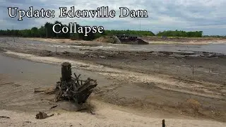 Update: Edenville Dam Collapse Wixom Lake Flood 2020 - Aerial