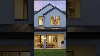 3D Residence Exterior in a motion rendering