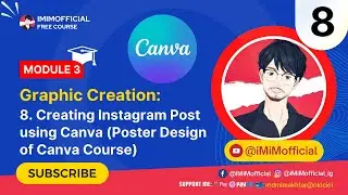 Creating Instagram Poster Using Canva in Hindi | 