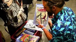 Buying a Marvel & DC Comic Book Collection at Heroes Con!