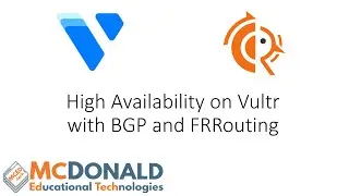 High Availability on Vultr with BGP and FRRouting