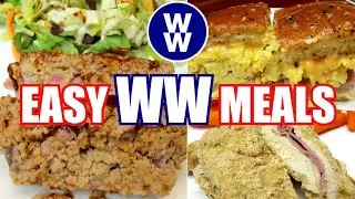 Whats For Dinner #42  Easy WW (Weight Watchers) Recipes | NEW TORTILLA MEATLOAF!! BREAKFAST SLIDERS