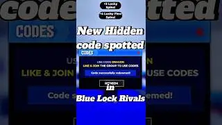 New Hidden codes in Blue Lock Rivals 