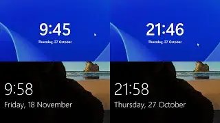 How to change the lock screen clock format in Windows 10 and 11