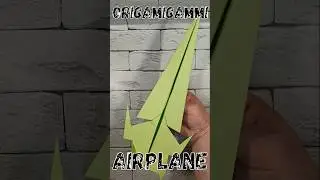 ✈️Оригами САМОЛЕТ из бумаги А4✈️Origami AIRPLANE made of A4 paper✈️#shorts #origami #airplane #a4