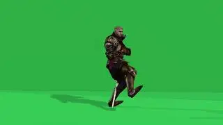kung fu master green screen video 