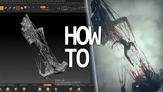 Making sculpt art in Zbrush | Textures & Render explained