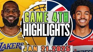 Los Angeles Lakers VS Washington Wizards Game 4th Highlights Jan 21,2025 NBA Season 2024-25