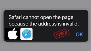 Fix : Safari cannot open the page because the address is invalid - iPhone & iPad : Easy Methode