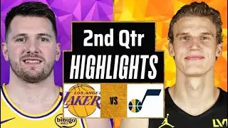 Los Angeles Lakers vs. Utah Jazz Full Highlights 2nd Qtr | Feb 10 | 2025 NBA Highlights