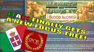 The new Italian focus tree is coming! (HOI4: By Blood Alone)