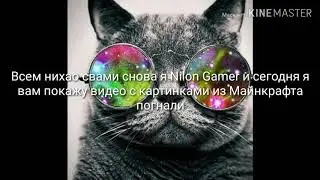 Видео с картинками из Майнкрафта