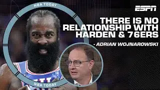 Woj: There is NO RELATIONSHIP between James Harden and the 76ers | NBA Today