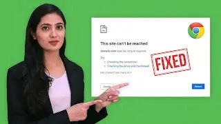 This Site Cant be Reached Problem | How to Fix This Site Cant be Reached Error in Google Chrome