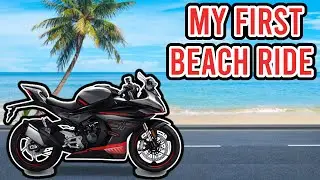 CFMOTO450 SS BEACH MOTOVLOG (QNA 10K SPECIAL)