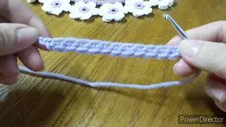 Эластичный наборный край крючком