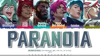 HEARTSTEEL 'PARANOIA' ft. BAEKHYUN, tobi lou, ØZI, and Cal Scruby Lyrics | ShadowByYoongi