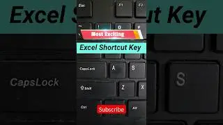 Excel Shortcut Key to Open Excel 😊😮😲 