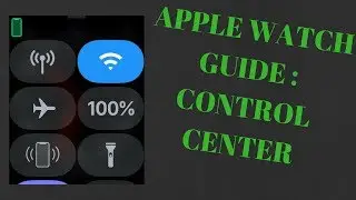 Apple Watch Guide : Control Center