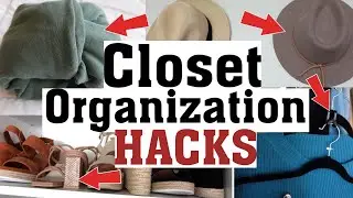 12 *USEFUL* CLOSET ORGANIZATION HACKS TO MAXIMIZE YOUR SPACE!