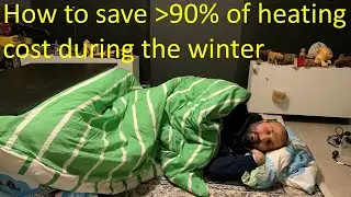 Save +90% of your heating cost during the winter using an old Iranian technology ( Korsi  کرسی  )