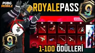 😱 A9 ROYALE PASS 1-100 LEVEL ÖDÜLLERİ 3D | MYTHIC FORGE | 3.4 GÜNCELLEMESİ | PUBG MOBILE