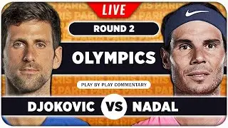 DJOKOVIC vs NADAL • Paris Olympics 2024 • LIVE Tennis Play by Play Stream