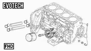 Опрессовка теплообменника, ремонт Evotech 2.7. 153 тыс/км.